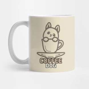 Dog Coffee Addict Mug